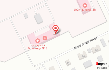 Братская городская больница №3, ОГАУЗ в Братске на карте