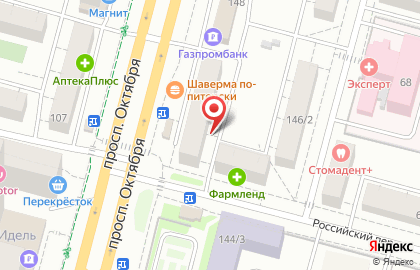 ООО Спартак на проспекте Октября на карте
