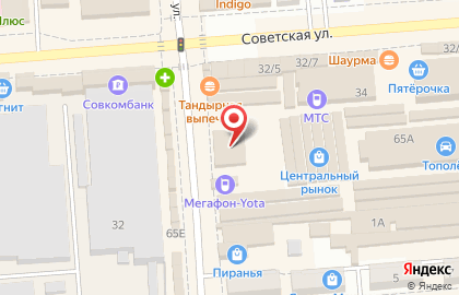 Салон связи МегаФон в Борисоглебске на карте