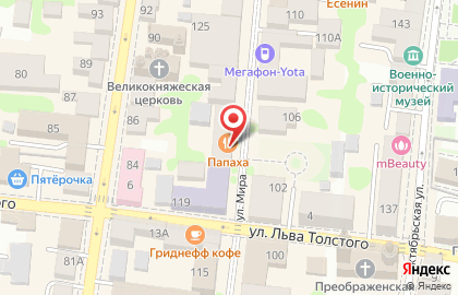 Магазин Светлана на улице Мира на карте