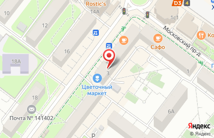 Микрофинансовая компания Кэш Поинт на Московской улице на карте