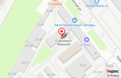 Похоронный дом на Лобненской улице на карте