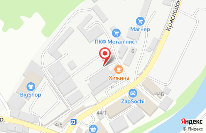 Мебельная фабрика Шкафы-Cочи.рф на карте