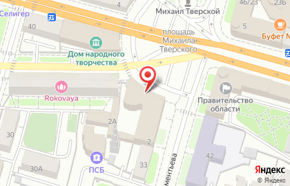 Столовая Время обеда на Новоторжской улице на карте