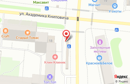 Киоск по продаже печатной продукции Марпи на улице Полярные Зори на карте