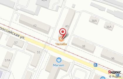 Кулинария Челяба на Новороссийской улице на карте