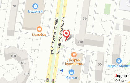 Барбершоп Братишка на улице Автостроителей на карте