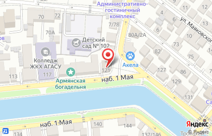 Специализированный застройщик РегионЭлитСтрой в Астрахани на карте
