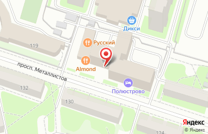 Банкетный зал Русский в премьер-отеле Polustrovo на карте