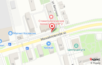 Трофей на Михайловском шоссе на карте