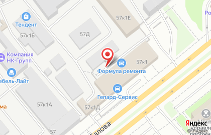 Компания Формула ремонта в Фрунзенском районе на карте