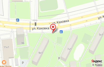Киоск по продаже полуфабрикатов, район Зюзино на карте