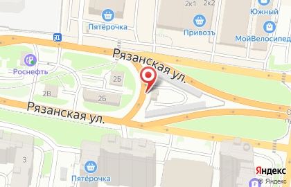 Автостоянка в Туле на карте