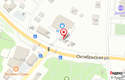 Продуктовый магазин Арыш мае на Октябрьской улице на карте