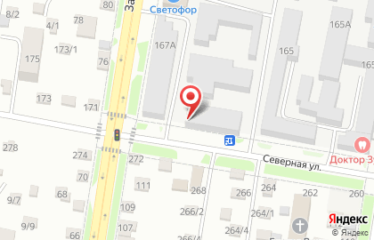 Магазин разливного пива Пинта на Северной улице на карте