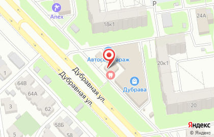 Августина на Дубравной улице на карте