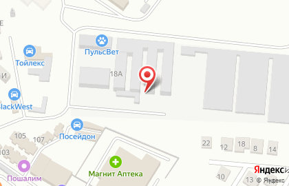 Магазин-склад АвтоДик на карте