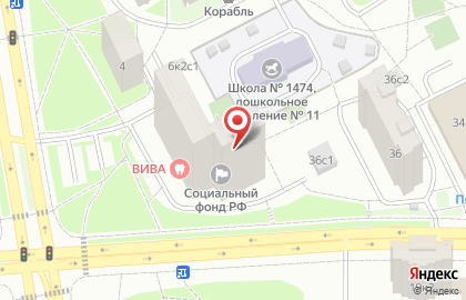 Замок Окна на карте