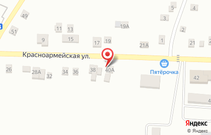 Продуктовый магазин Шанс на Красноармейской улице на карте