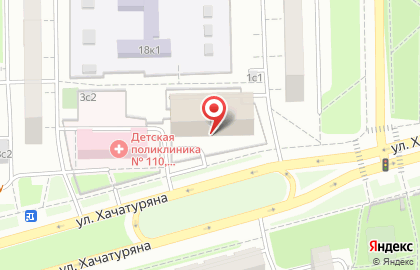 Московская Городская Телефонная Сеть на улице Хачатуряна на карте