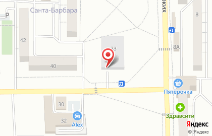 Автостоянка в Чите на карте