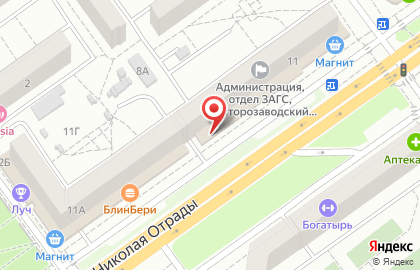 Фирменный магазин Великолукский Мясокомбинат на улице Менжинского на карте