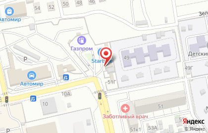 Фирменный установочный центр СтарЛайн в Астрахани на карте