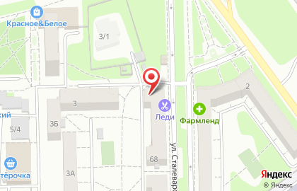 Автошкола Метар на улице Сталеваров на карте