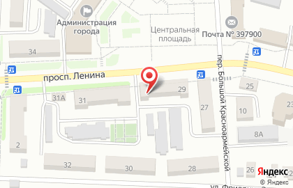 Магазин автозапчастей Протектор на проспекте Ленина на карте