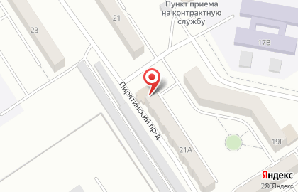 Магазин продуктов Маяк на Пирятинской улице на карте