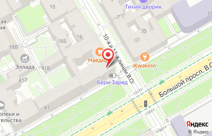 Супермаркет Дикси в Василеостровском районе на карте