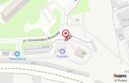 Автомойка ЕКА на улице Космонавта Волкова на карте