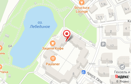 Магазин Берегиня в Прикубанском районе на карте