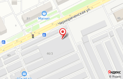 Автостоянка в Кургане на карте