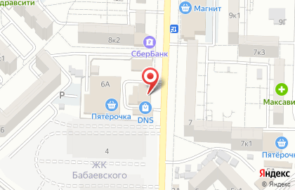 Магазин цифровой и бытовой техники DNS на Жилой улице на карте
