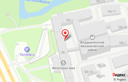 Элион на Дмитровском шоссе на карте