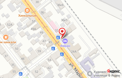 Мини-маркет Мини-маркет на улице Маркова на карте