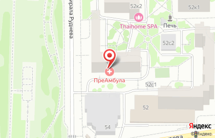 Детская поликлиника "ПреАмбула" в Бутово. на карте