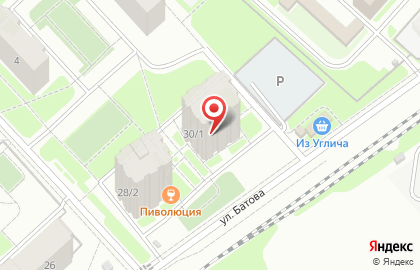 Грация на улице Батова на карте
