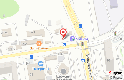 Киоск по продаже фруктов и овощей в Новосибирске на карте