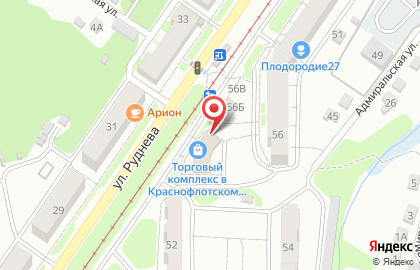 Магазин разливного пива Корюшка в Краснофлотском районе на карте