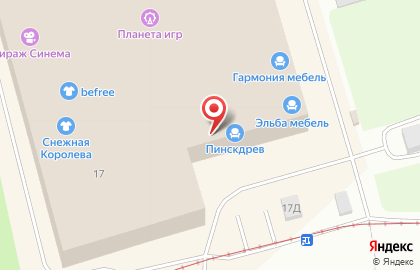 Магазин по продаже европейской мебели ЕвроМебель на Балканской площади на карте