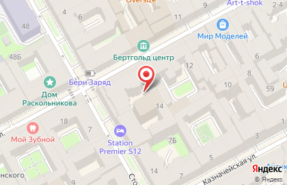 Учебный центр Престиж на метро Садовая на карте