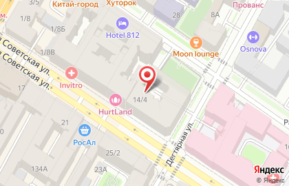 Туристский клуб Лена на 2-ой Советской улице на карте