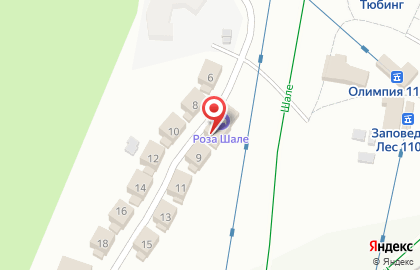 Отель Роза Шале на карте