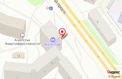 Хостел Yagel Loft на карте