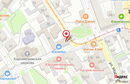 Типография Мегапринт в Правобережном округе на карте