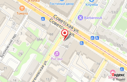 Ладушка на Советской улице на карте