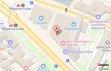 Альфа-Банк на Марксистской улице, 1 стр 1 на карте