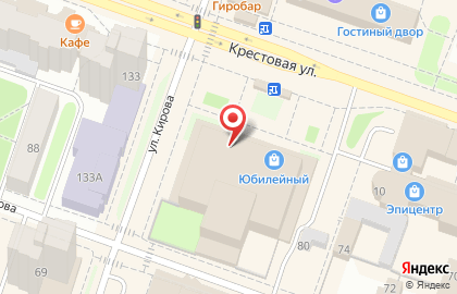 Магазин кожгалантереи на Крестовой улице на карте